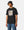 T-shirt grafica Imbibo nera