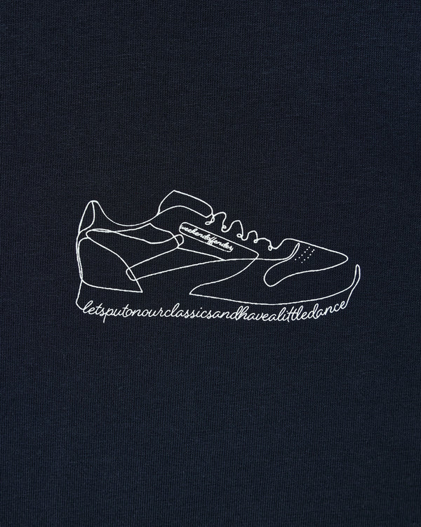 Classicus T-Shirt Grafica Blu Navy