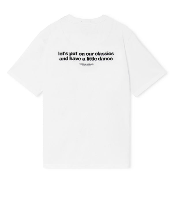 Classicus T-Shirt Grafica Bianca
