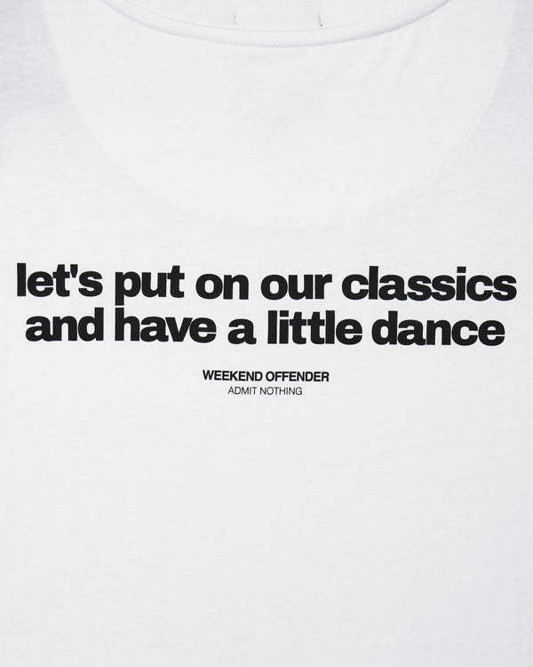 Classicus T-Shirt Grafica Bianca