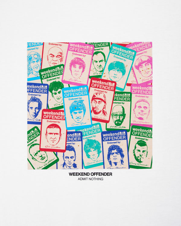T-Shirt Grafica Approvatus Bianca