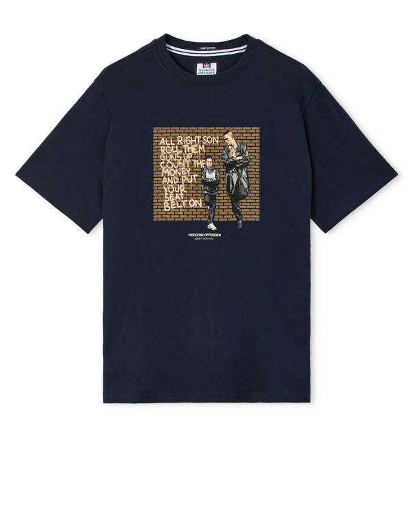 T-shirt Pater Graphic Blu navy