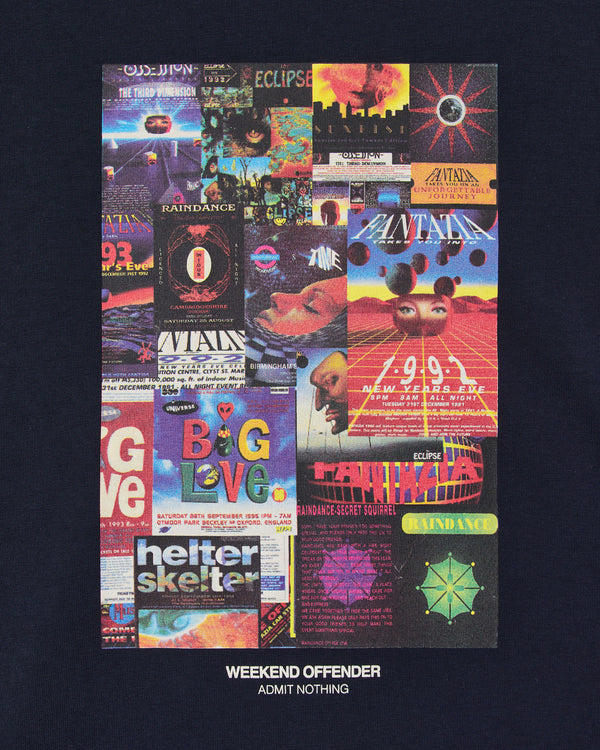 T-shirt grafica Saltatio Blu scuro