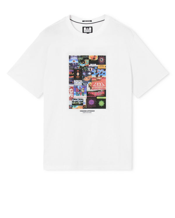 Saltatio T-Shirt Grafica Bianca