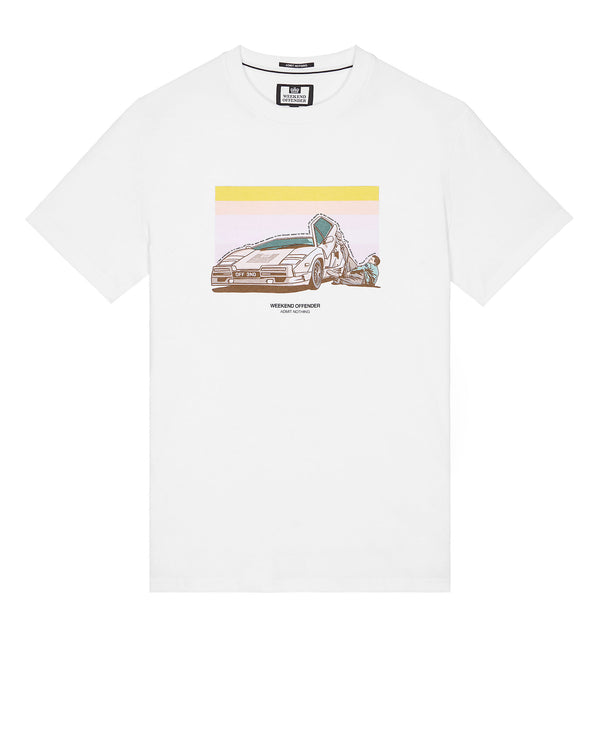 Quaaludes Graphic T-Shirt White