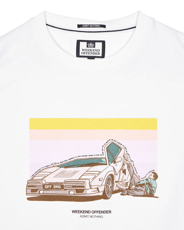 Quaaludes Graphic T-Shirt White