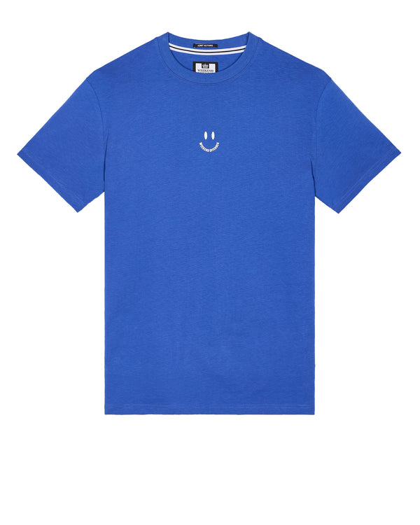 Smile Graphic T-Shirt Bluebell