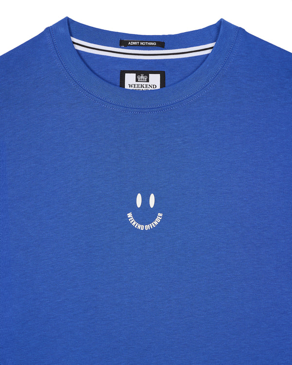 Smile Graphic T-Shirt Bluebell