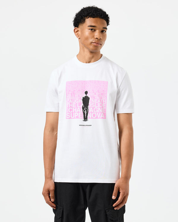 Supernova Graphic T-Shirt White/Pink