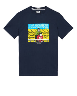 Eric Graphic T-Shirt Navy