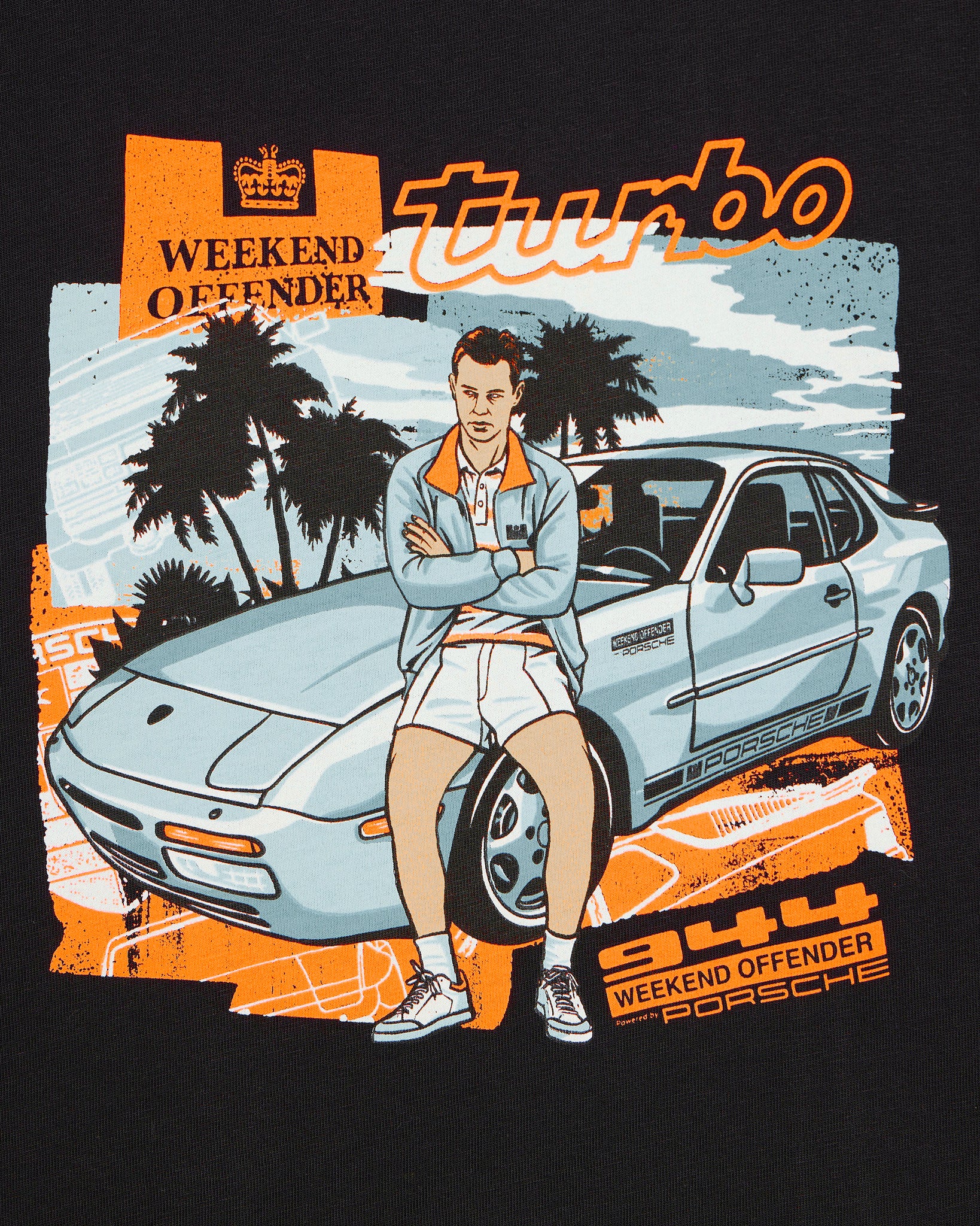 944 Graphic T-Shirt Black