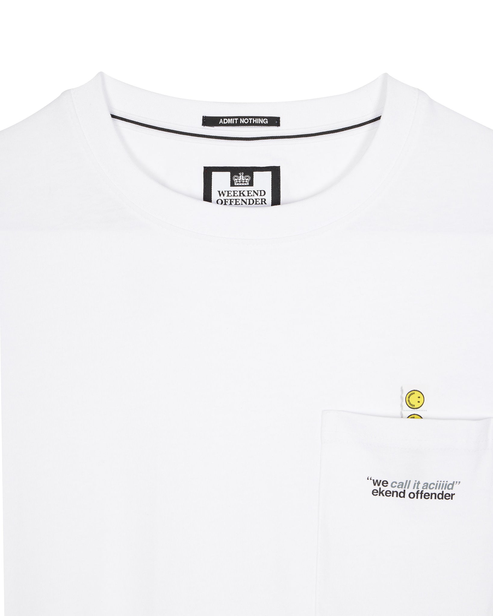 Aciiid Oversized Graphic T-Shirt White