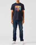 Ronnie Graphic T-Shirt Navy