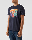 Ronnie Graphic T-Shirt Navy