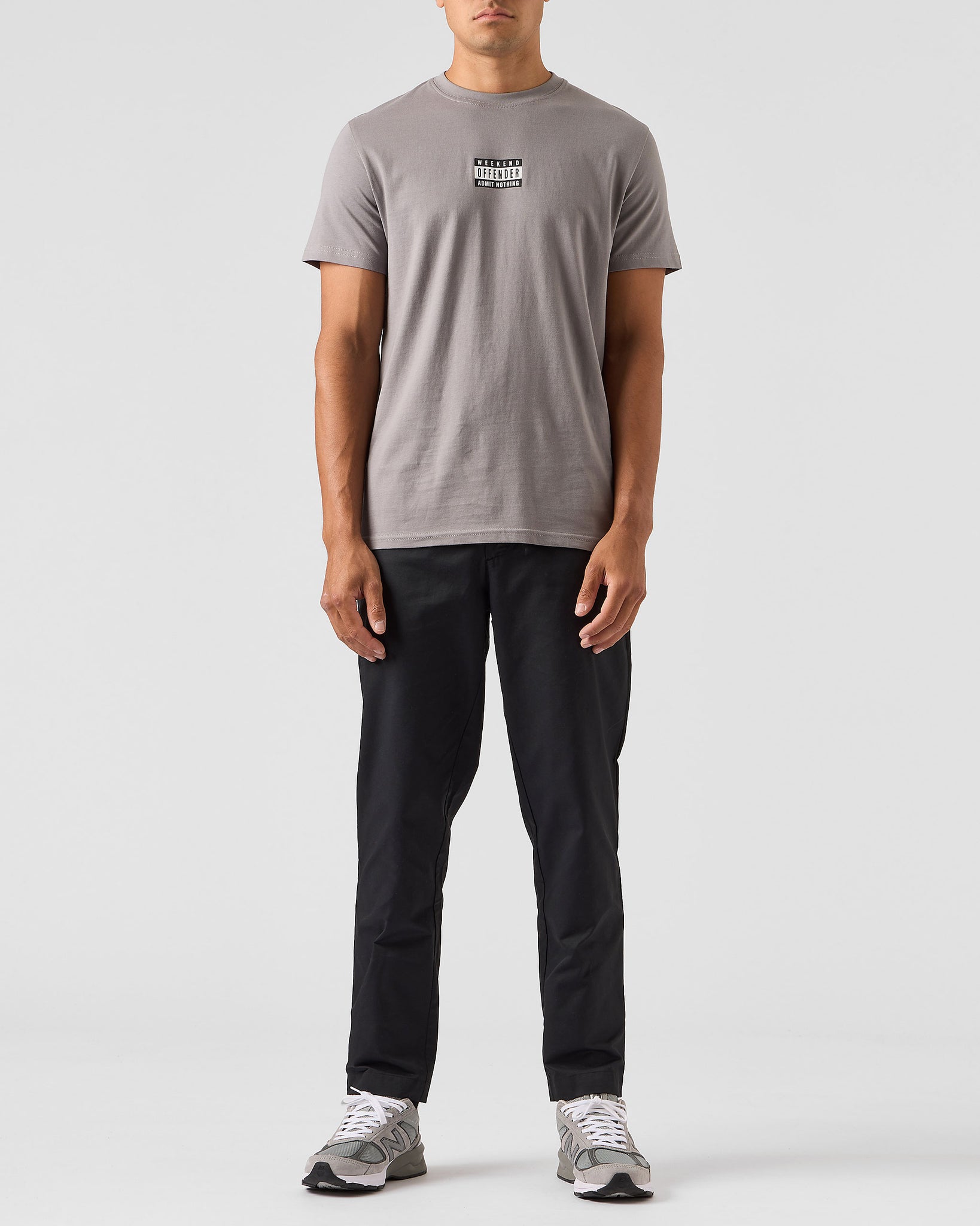 Explicit Graphic T-Shirt Light Grey