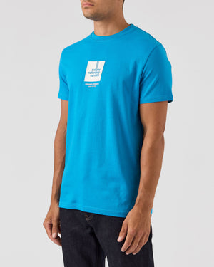 72 Hours Graphic T-Shirt Azure Blue