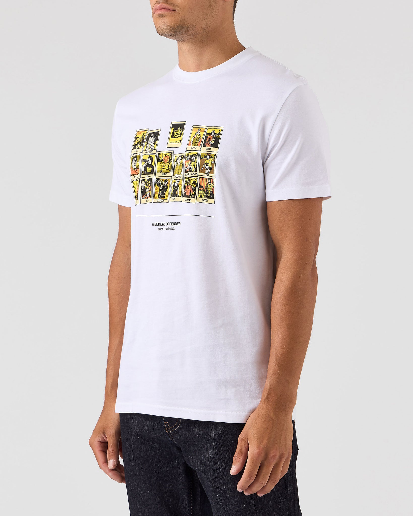 Polaroids Graphic T-Shirt White