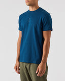 Smile Graphic T-Shirt Juniper Blue