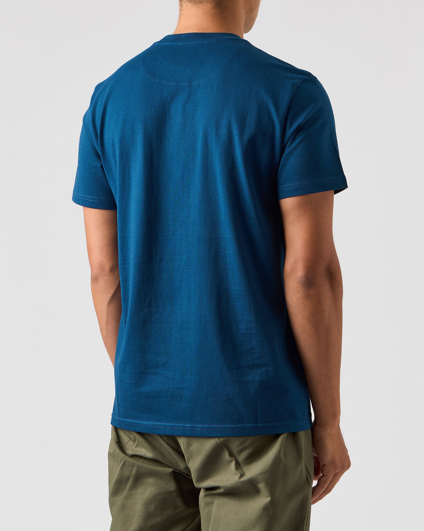 Smile Graphic T-Shirt Juniper Blue