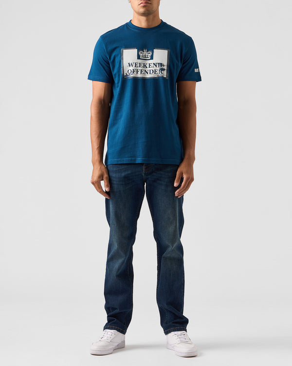 Bonpensiero Graphic T-Shirt Juniper Blue
