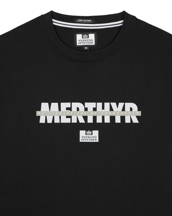 City Series 7 Merthyr T-Shirt Black