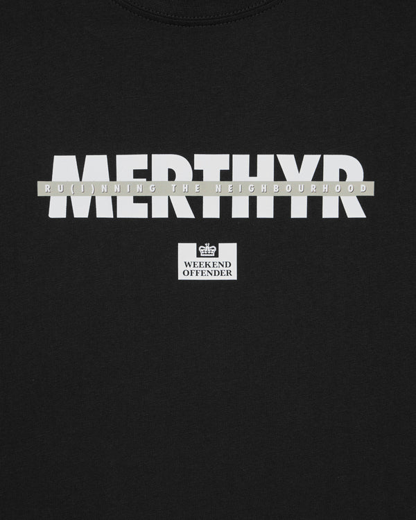 City Series 7 Merthyr T-Shirt Black