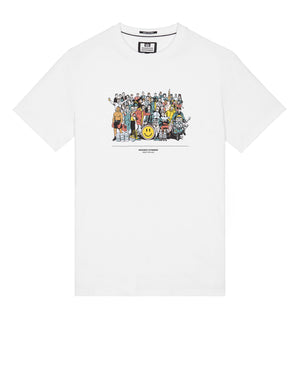 T-Shirt mit Blake-Grafik in Weiß