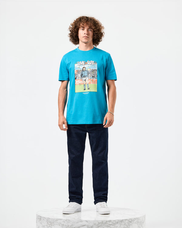 Opus Graphic T-Shirt Kingfisher Blue