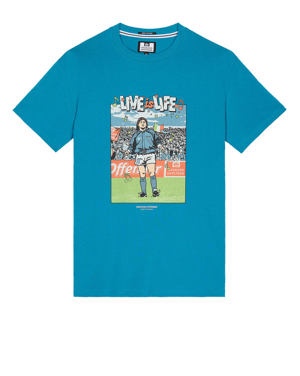 Opus Graphic T-Shirt Kingfisher Blue