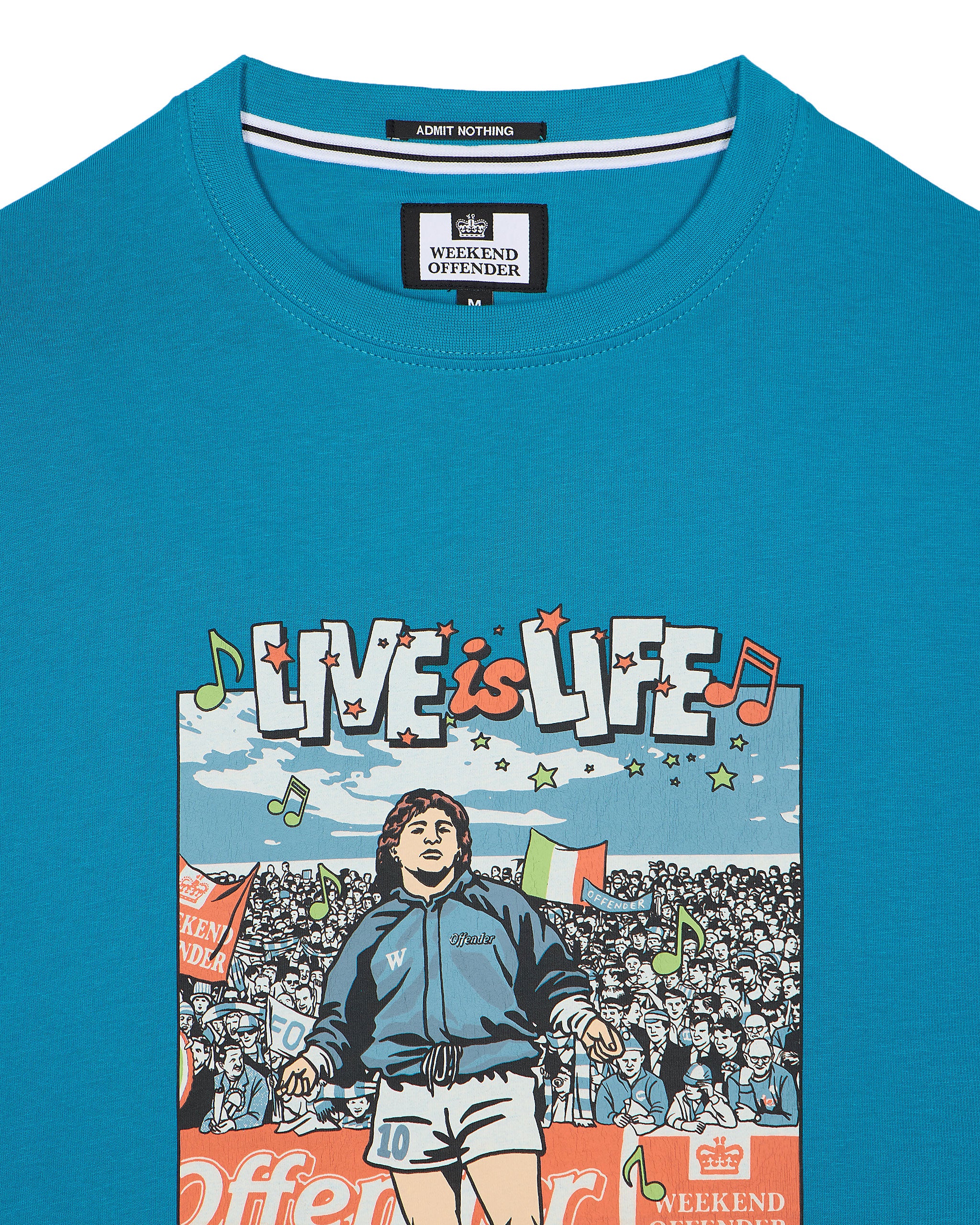 Opus Graphic T-Shirt Kingfisher Blue