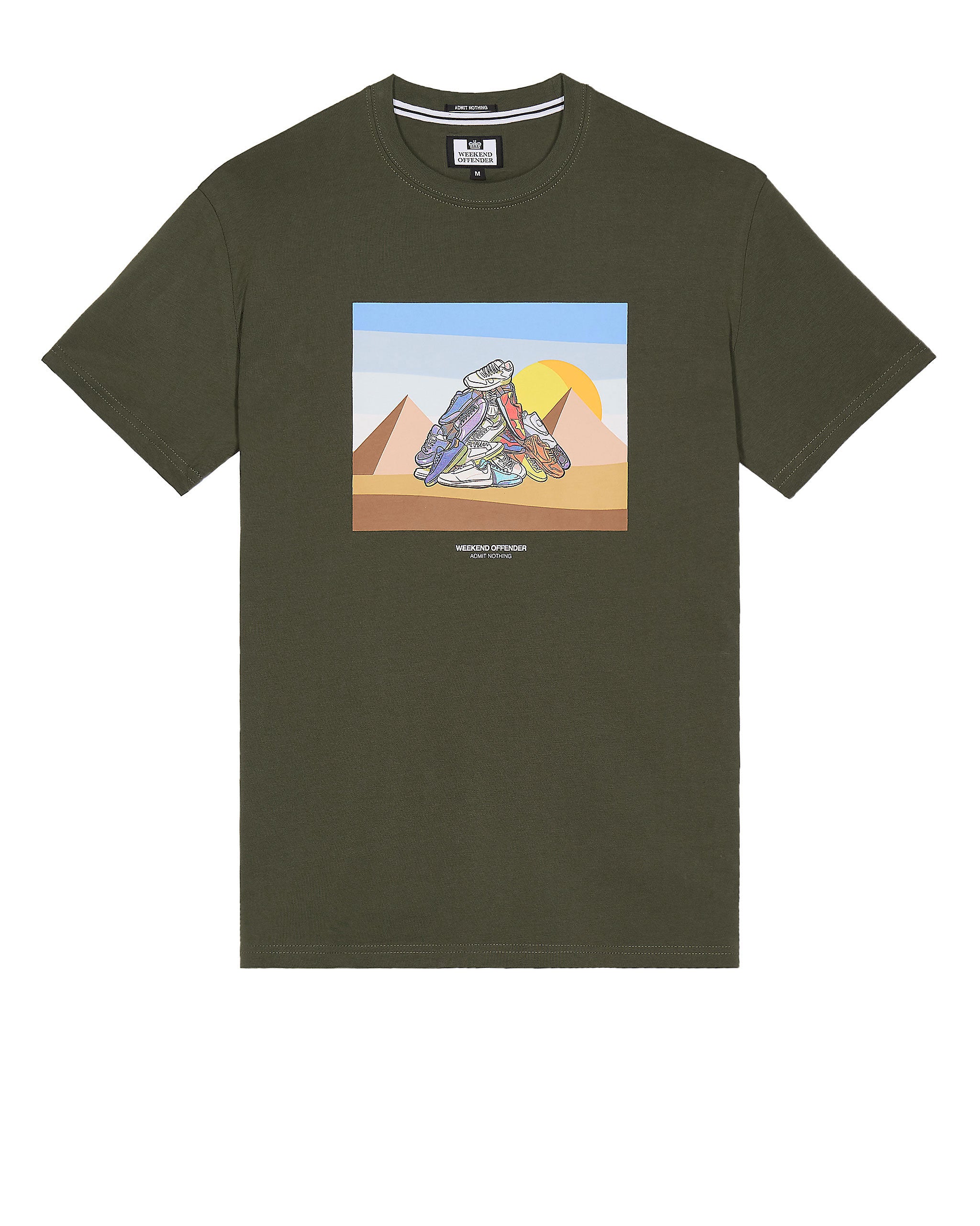 Geeza Graphic T-Shirt Castle Green
