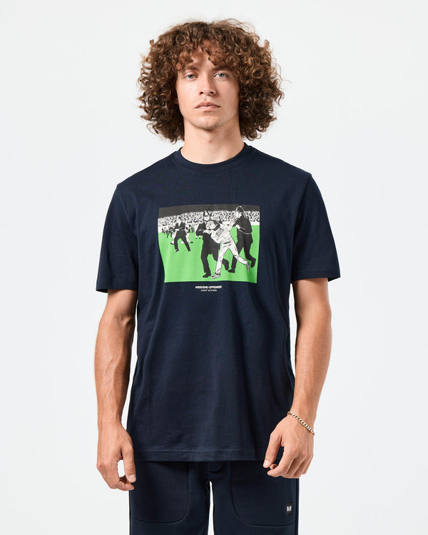 Saturday Kids Graphic T-Shirt Navy