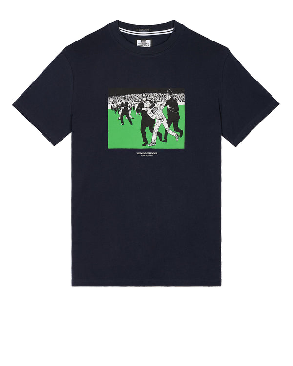 Saturday Kids Graphic T-Shirt Navy