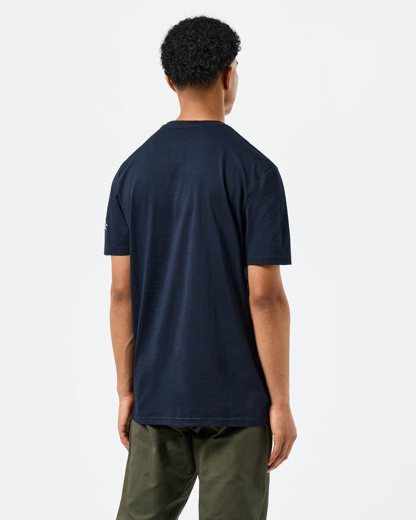 Bonpensiero Graphic T-Shirt Navy