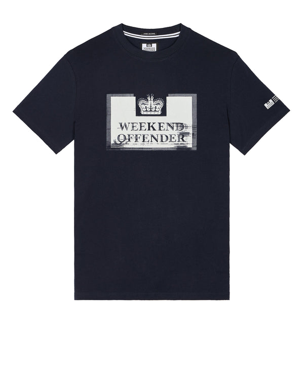 Bonpensiero Graphic T-Shirt Navy