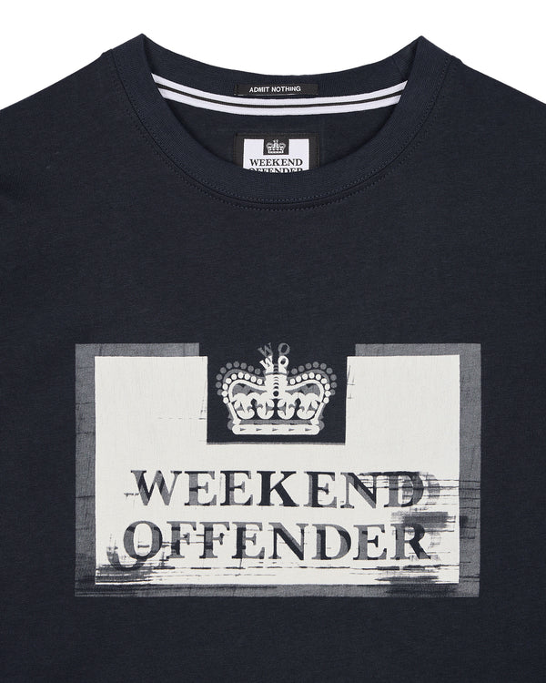 Bonpensiero Graphic T-Shirt Navy