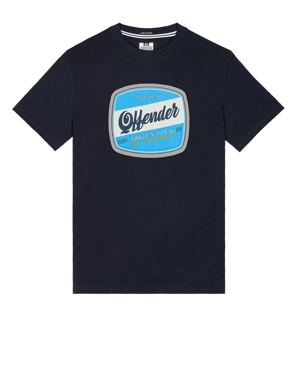 Cerveza Graphic T-Shirt Navy