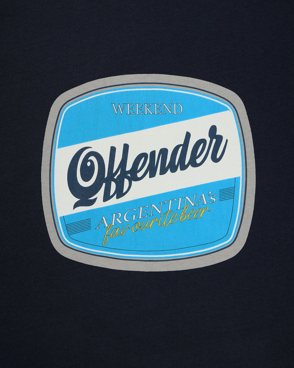 Cerveza Graphic T-Shirt Navy