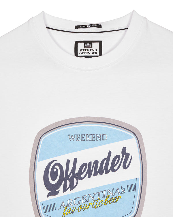 Cerveza Graphic T-Shirt White