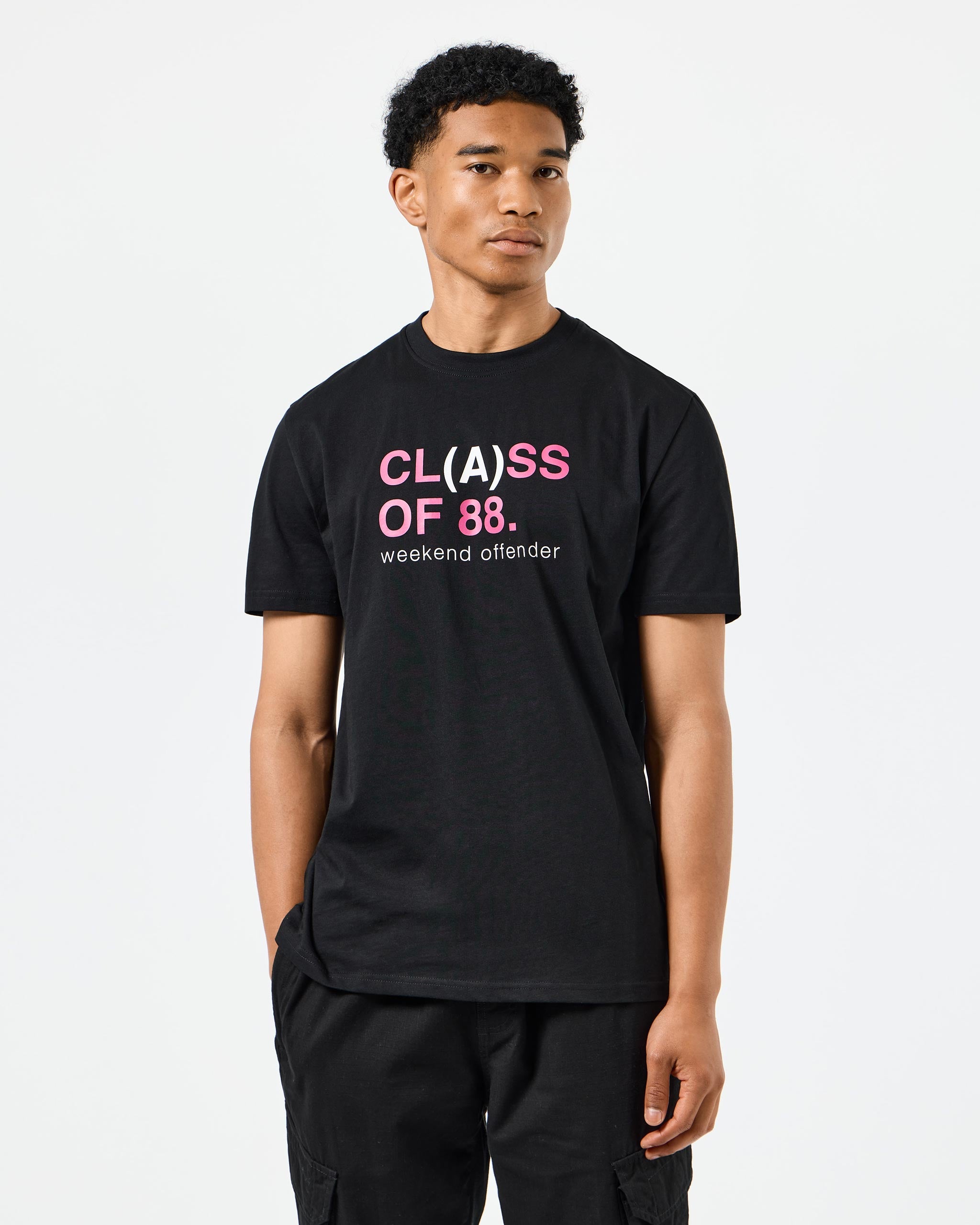 Weekend Offender Leo Gregory T-shirt pour homme, Noir , XL Weekend Offender Leo Gregory T-shirt pour homme, Noir , XL
