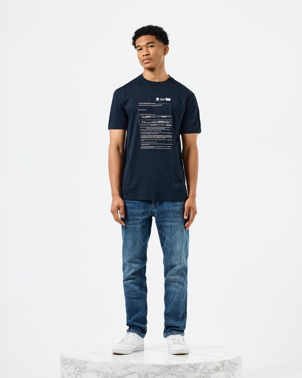 Banning Order Graphic T-Shirt Navy