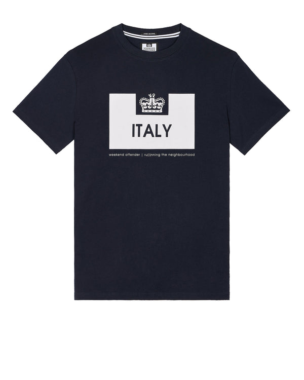 Country Series Italy T-Shirt Navy/White