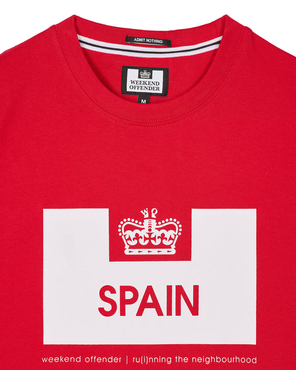 Country Series Spain T-Shirt Red/White