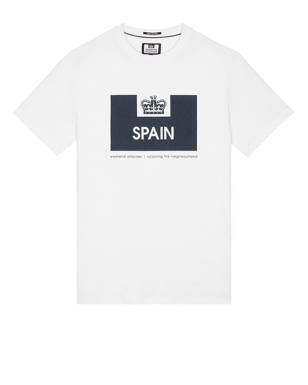 Country Series Spain T-Shirt White/Navy