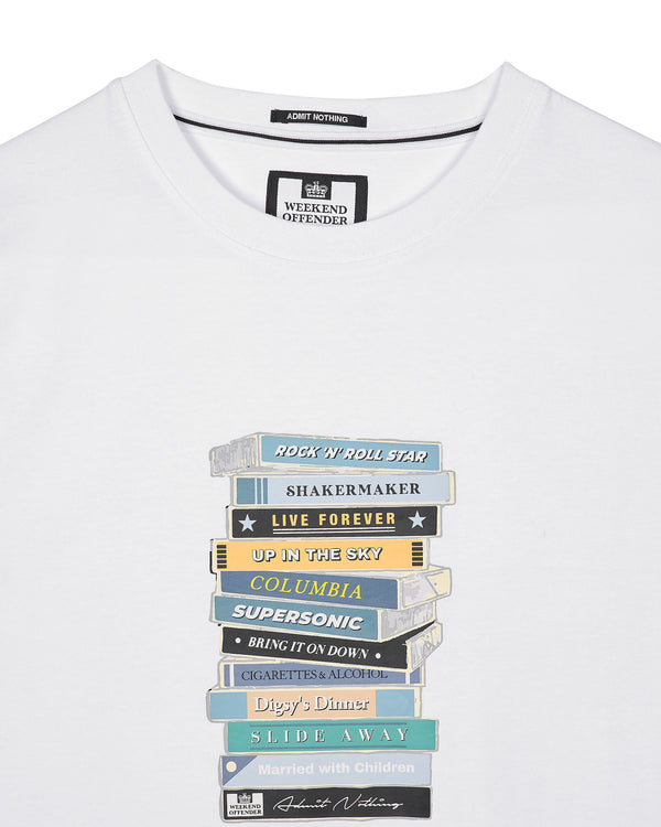 Kids Tapes Graphic T-Shirt White