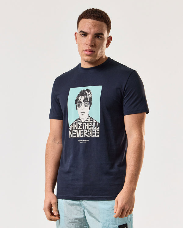 Forever Graphic T-Shirt Navy