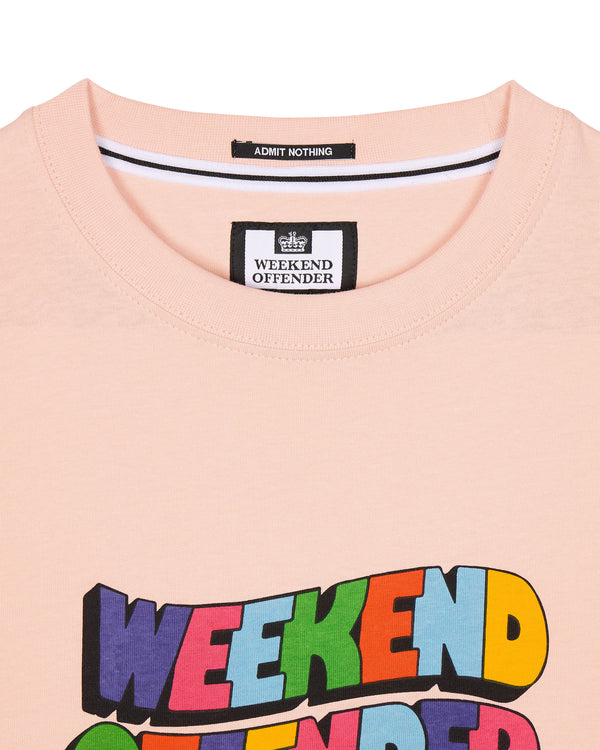Hallelujah Graphic T-Shirt Nectar Pink