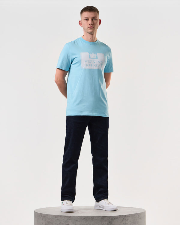 Bonpensiero Graphic T-Shirt Saltwater Blue