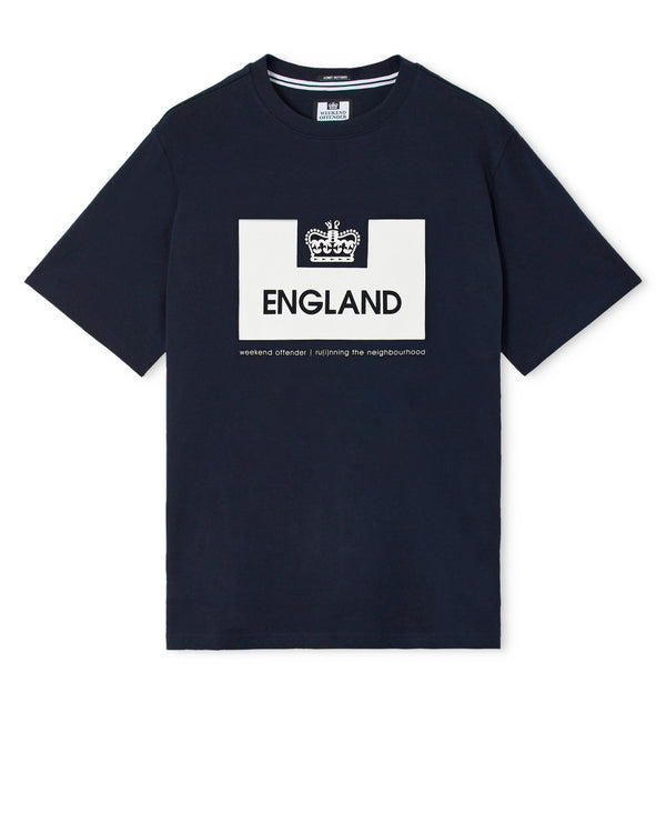 Country Series England T-Shirt Navy
