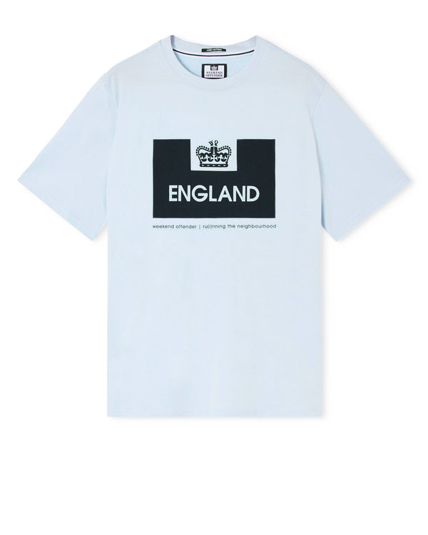 Country Series England T-Shirt Sky Blue